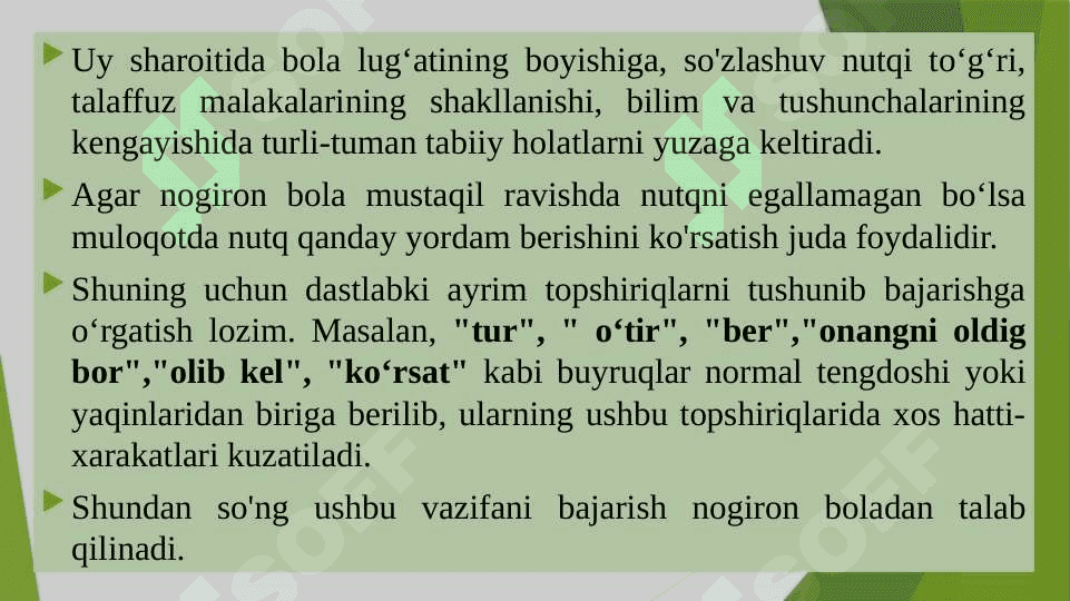 Ilk yoshdagi nutq nuqsoniga ega bolalarni oilada tarbiyalash 5