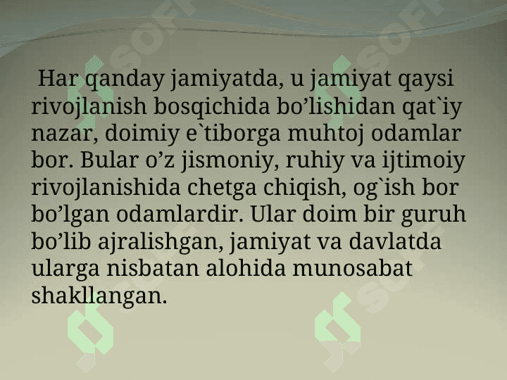 Ijtimoiy tarbiya. Ijtimoiy pedagogikada me'yordan chekinish . 3