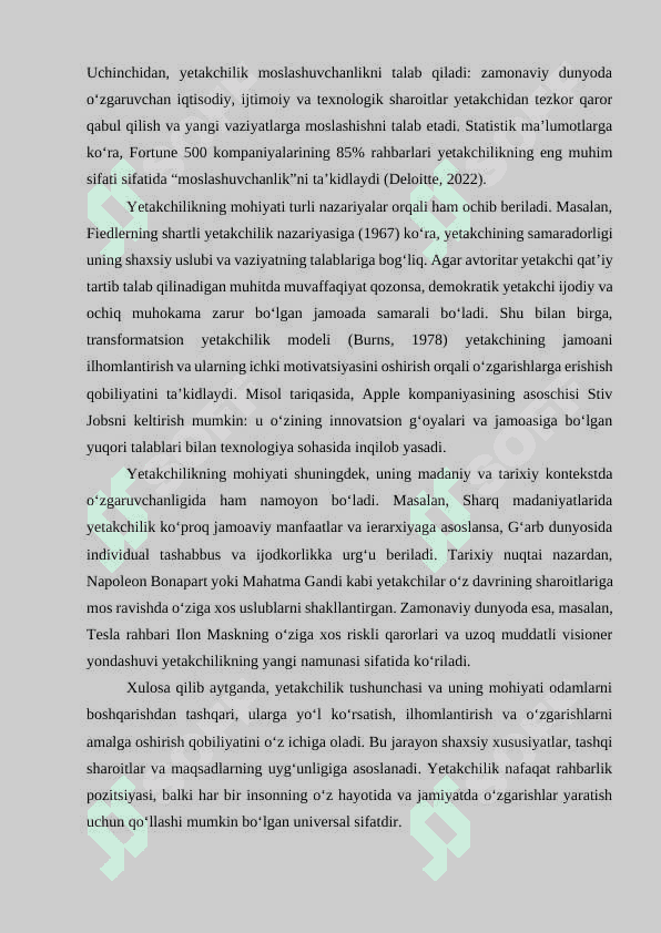 Yetakchilik va qaror qabul qilish 5