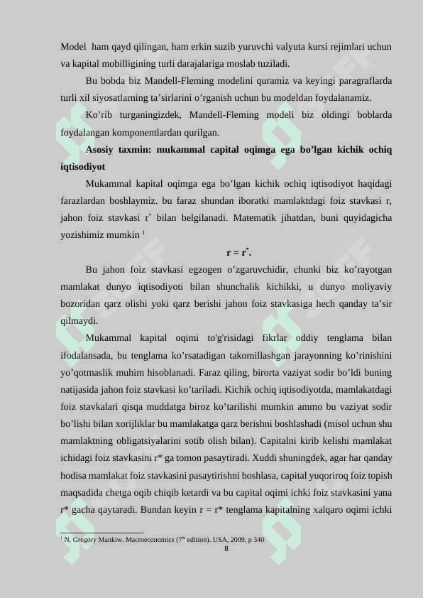 KICHIK OCHIQ IQTISODIYOT MODELI. 8