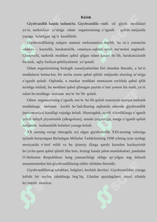 Giyohvandlik deviant xulq shakli sifatida 2