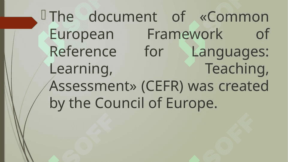 Common European Framework of Reference for Languages: Learning, Teaching, Assessment in the conditions of Uzbekistan 2