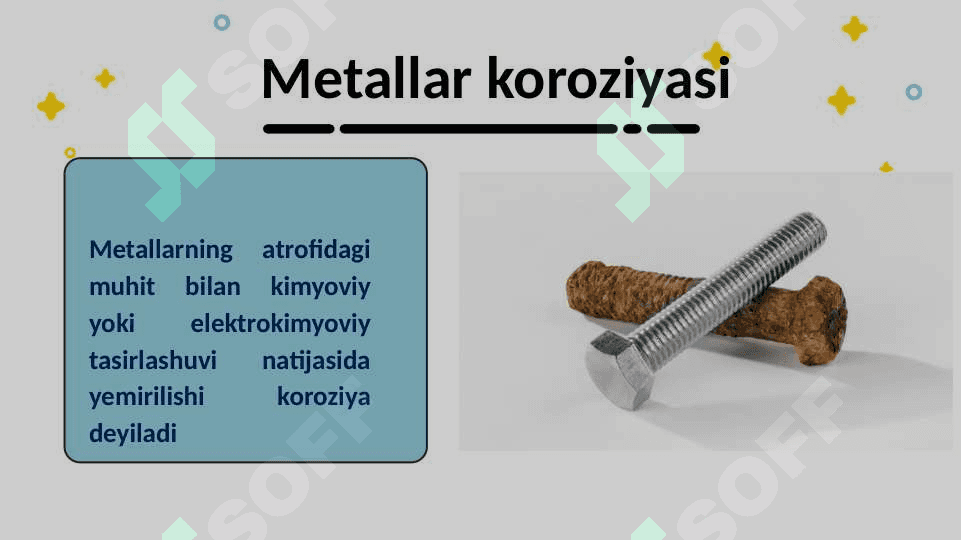 Metallar korroziyasi 3