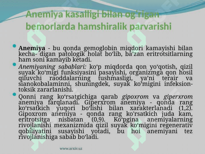 Temir tanqisligi anemiyasi differensial diagnostikasi 3