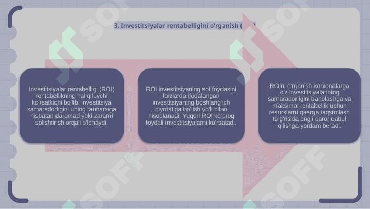 Rentabellik mohiyati va ko'rsatkichlari 4