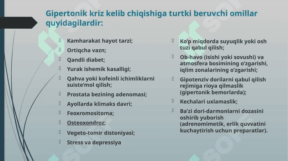 GIPERTONIK KRIZNI DAVOLASH 6