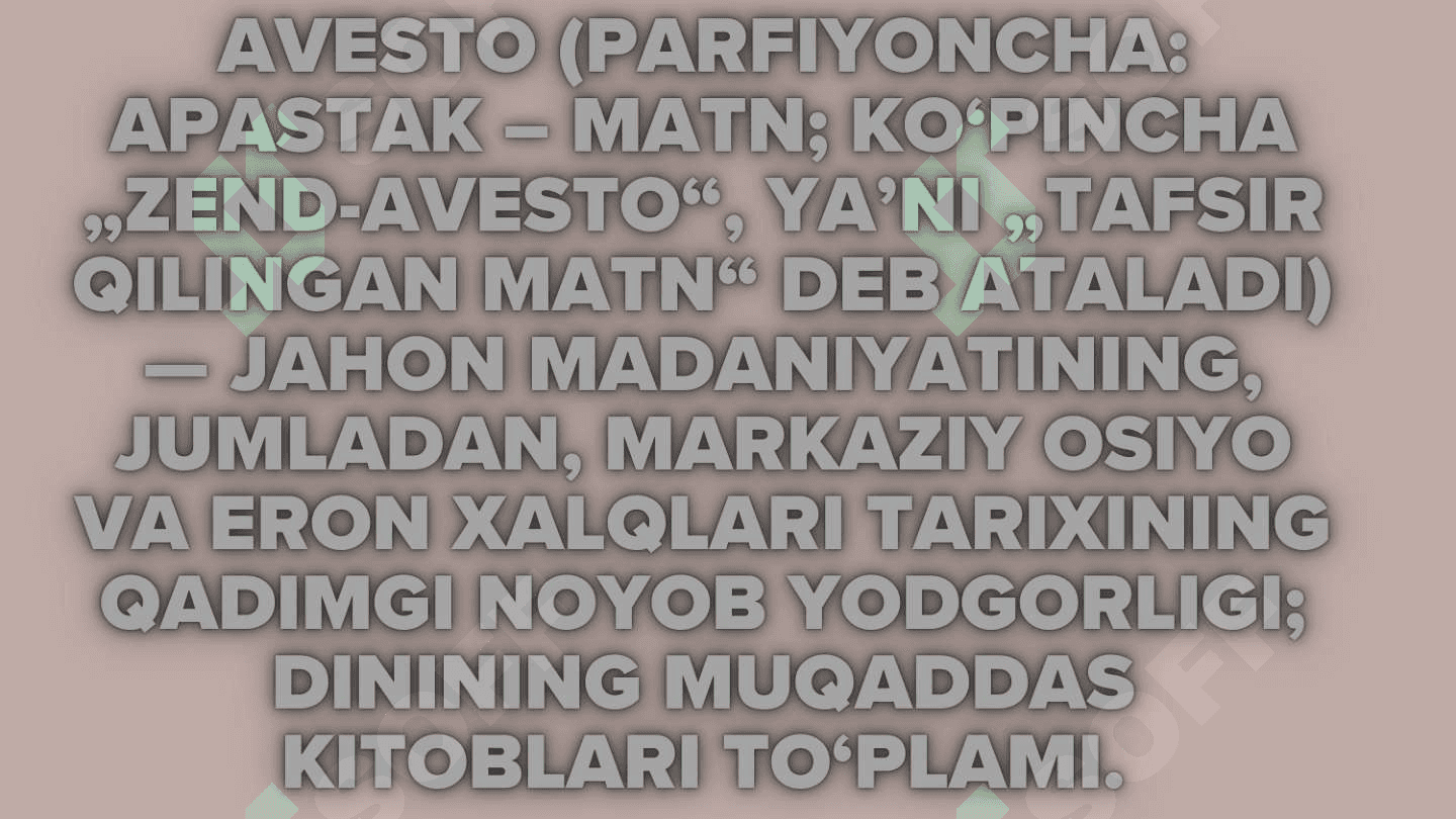 ZARDUSHTIYLIK DINI 3