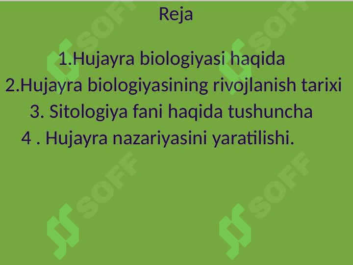 Hujayra biologiyasi. Sitologiyaning rivojlanish bosqichlari. Hujayra ta’limoti. Shvanning hujayra nazariyasi 2