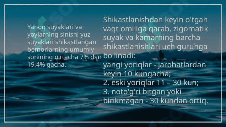 Yonoq suyagi va yoyining jarohatlari 3