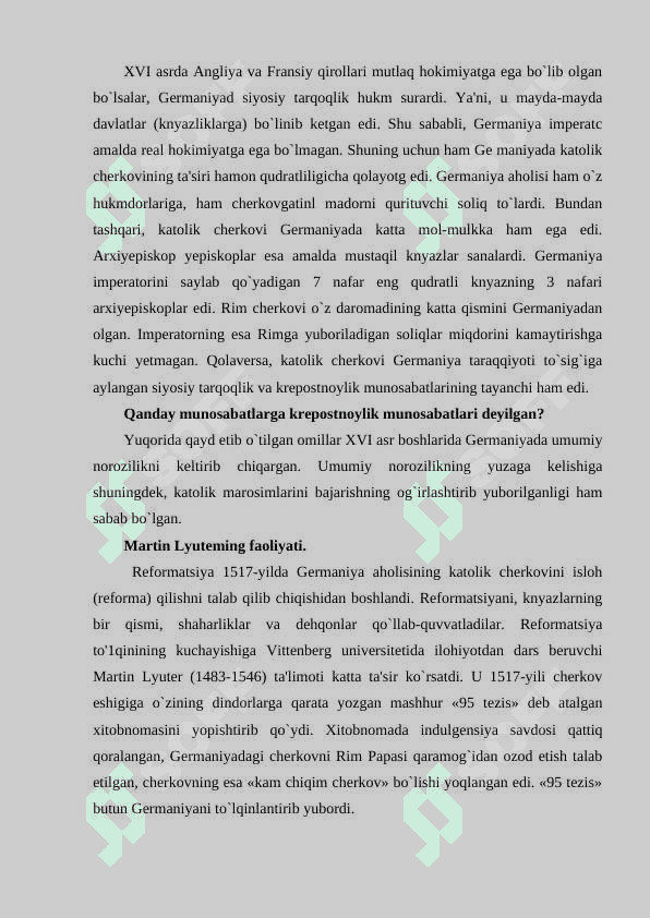 Yevropadagi milliy ozodlik va dexqonlarning urushlari davrida harbiy san`atning rivojlanishi 3