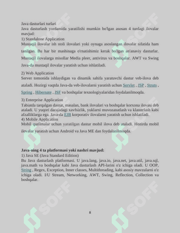 Test application backend qismini ishlab chiqish 8