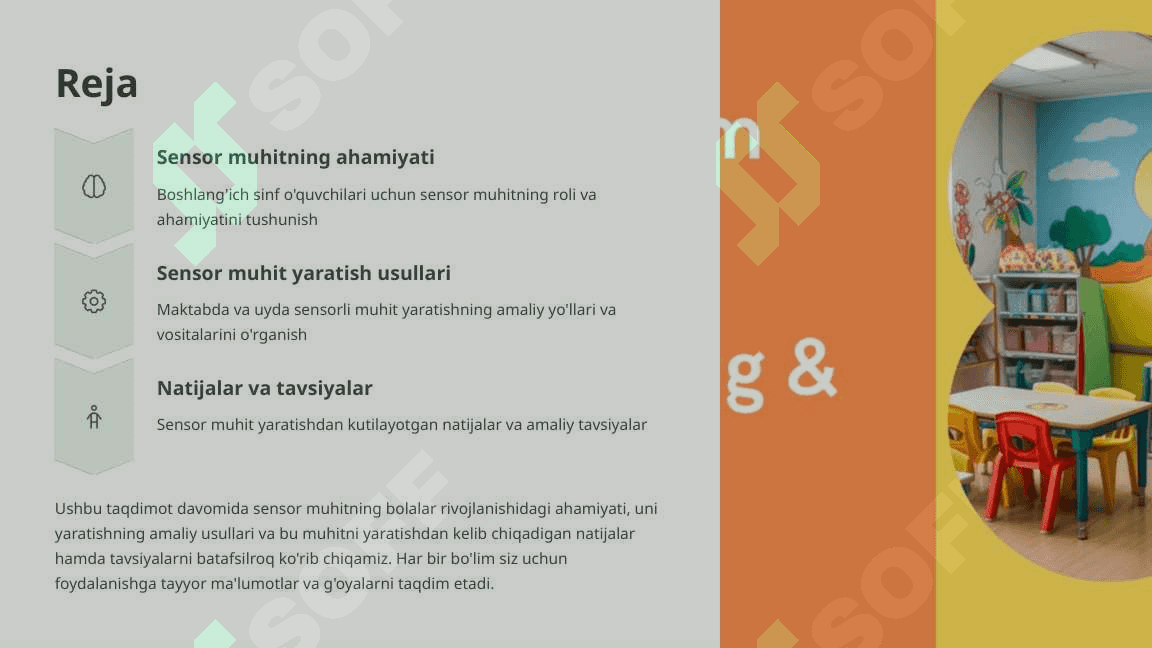 Boshlang'ich sinflarda sensor muhit tashkil etish 2