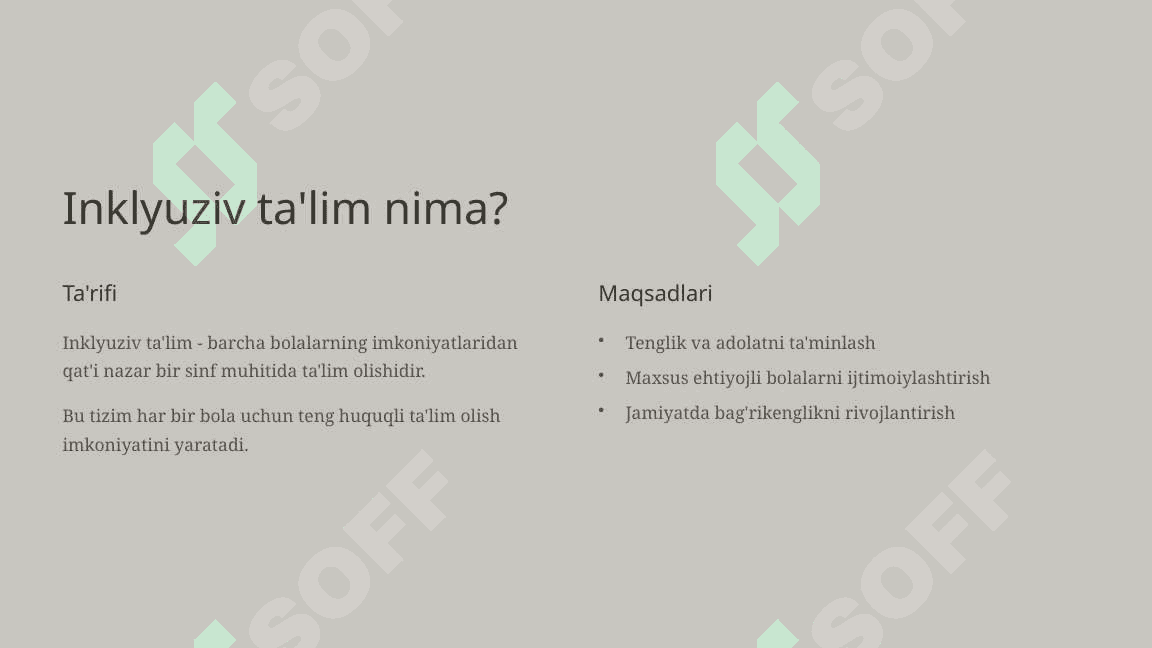 Imkoniyati cheklangan bolalarni inklyuziv sinflarga moslashtirish 3