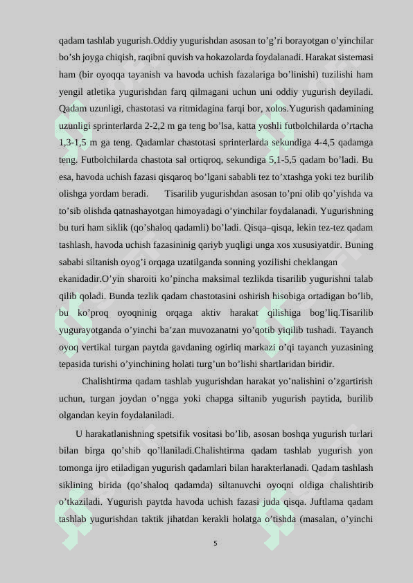 Futbolchilarning maxsus xarakatlari (yugurish, sakrash, to‘xtash, burilish) texnikasiga o‘rgatishning zamonaviy metodlari 5