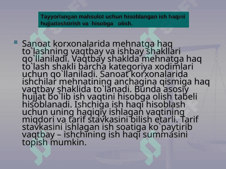 Tayyor  maxsulot  (ish xizmat)larini  xarajatini hujjatlashtirish 2