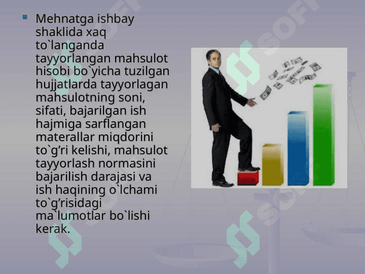 Tayyor  maxsulot  (ish xizmat)larini  xarajatini hujjatlashtirish 4