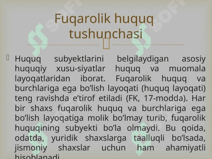 O'zbekiston Respublikasi fuqarolari huquq va majburiyatlari 4