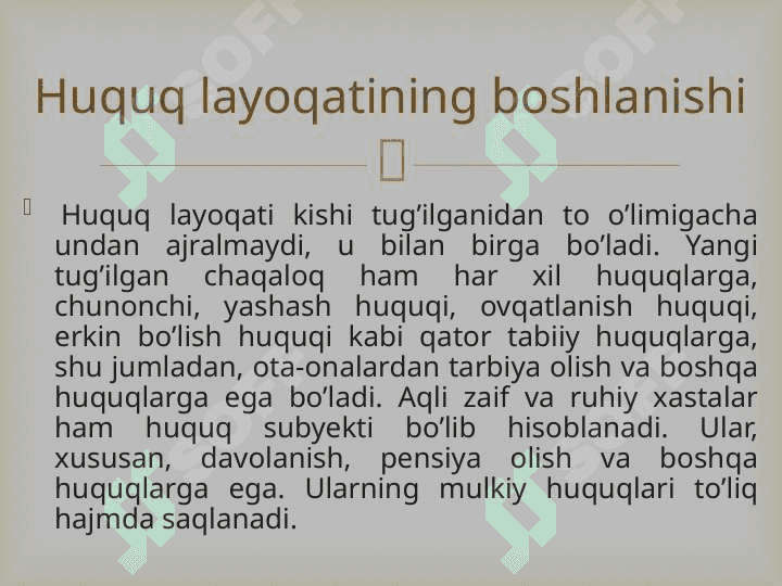 O'zbekiston Respublikasi fuqarolari huquq va majburiyatlari 5