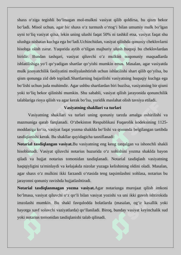 Vasiyat bo‘yicha vorislik 6