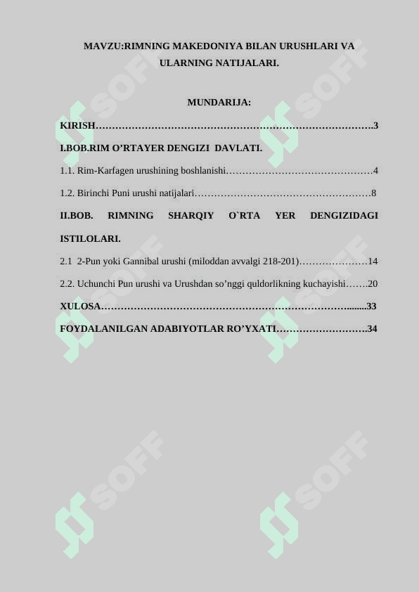 RIMNING MAKEDONIYA BILAN URUSHLARI VA ULARNING NATIJALARI 2