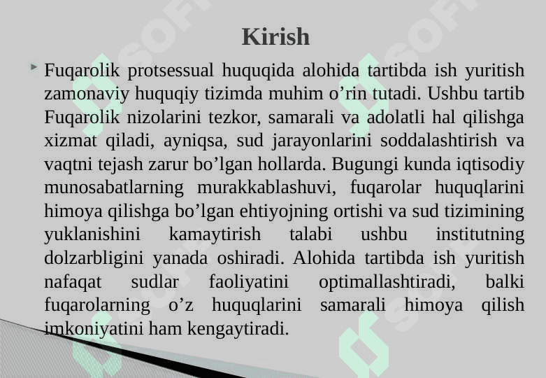 Fuqarolik protsessual huquqida alohida tartibda ish yuritish 4