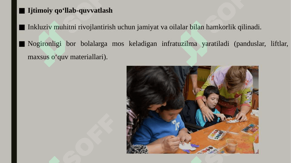 Chet elda alohida ta'lim ehtiyoji bo'lgan bolalarning inklyuziv ta'limi. 6