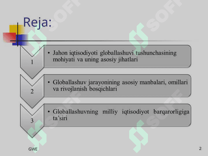 Jahon iqtisodiyoti globallashuvi 2