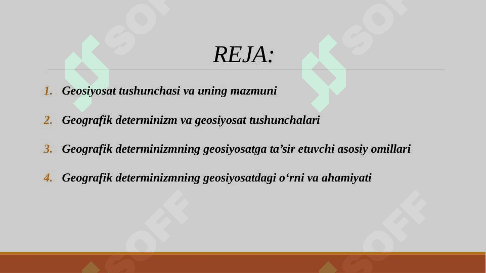 GEOSIYOSATNI SHAKLLANISHIDA GEOGRAFIK DETERMINIZMNING AHAMIYATI 2