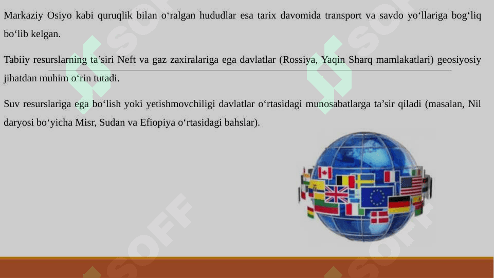 GEOSIYOSATNI SHAKLLANISHIDA GEOGRAFIK DETERMINIZMNING AHAMIYATI 4