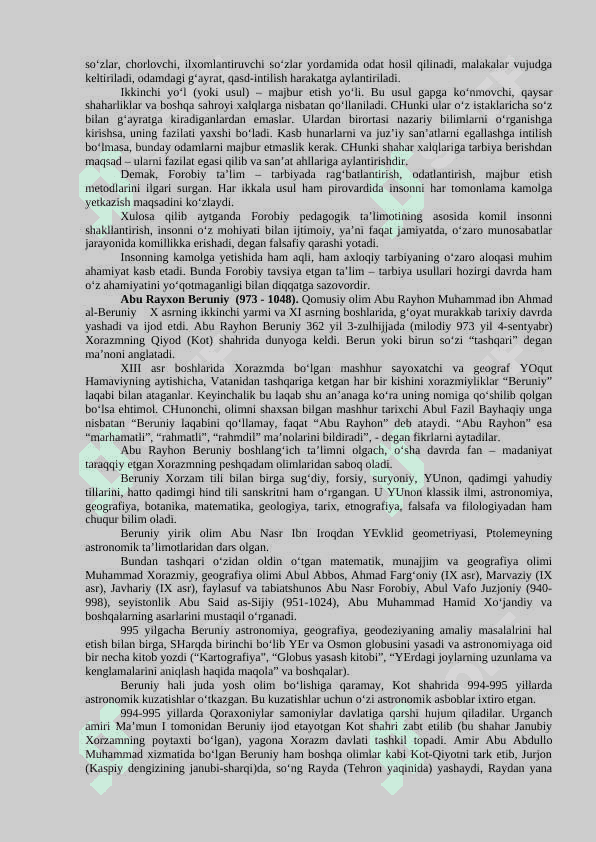 SHARQ UYG DAVRIDA PEDAGOGIK FIKRLARNING RIVOJLANISHI.SHARQ UYG’ONISH DAVRIDA TA’LIMIY-AHLOQIY FIKRLAR RIVOJI. 6