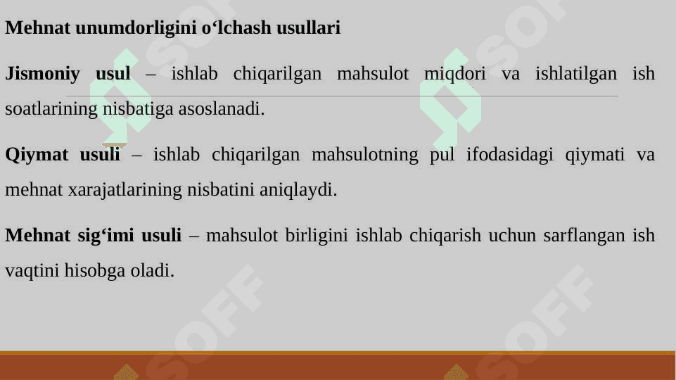MEHNAT UNUMDORLIGI 4