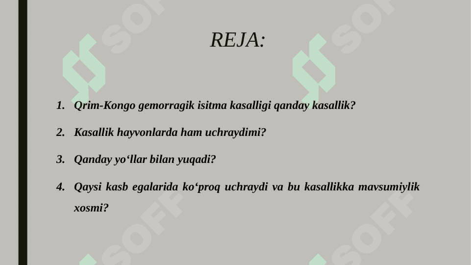 Qrim-Kongo gemorragik isitma kasalligi qanday kasallik 2