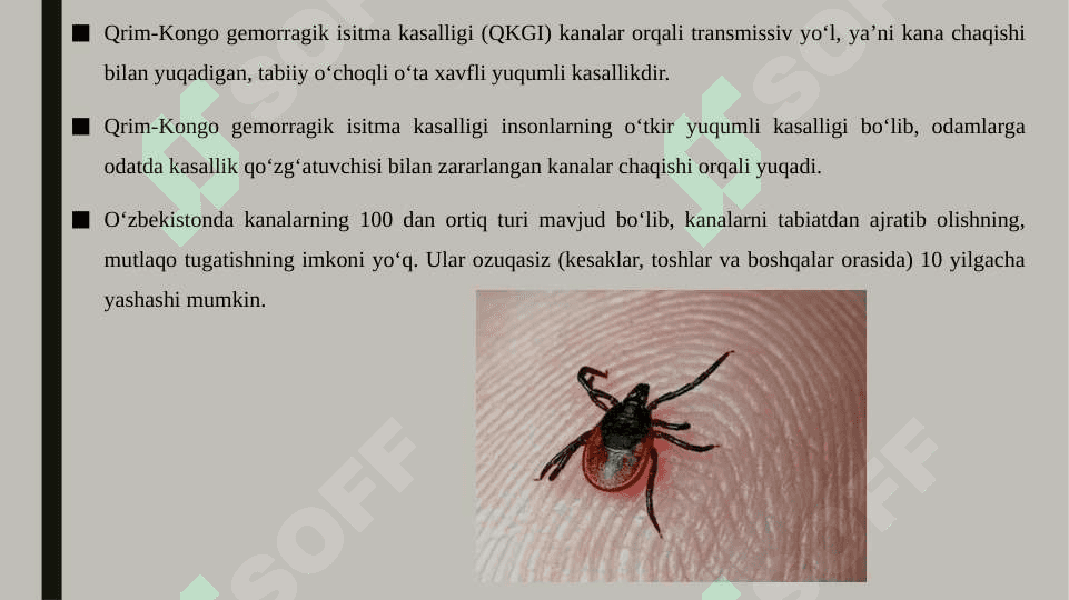Qrim-Kongo gemorragik isitma kasalligi qanday kasallik 3