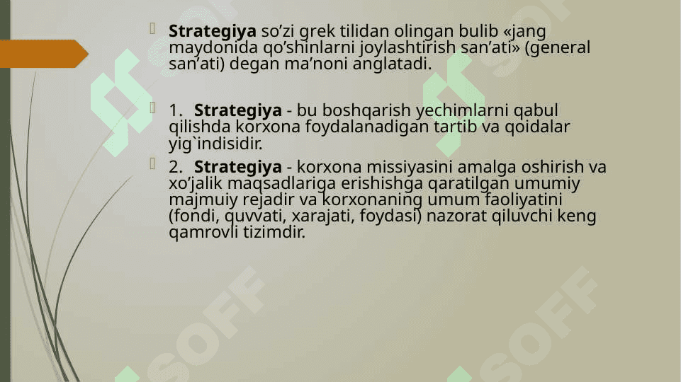 STRATEGIK  BOSHQARUV VA REJALASHTIRISH 3
