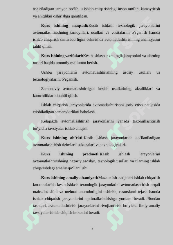 KESIB ISHLASH TEXNOLOGIK JARAYONLARINI AVTOMATLASHTIRISH 4