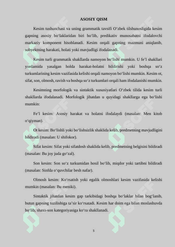 KESIM VA UNING O’ZBEK TILIDA TADQIQI 5
