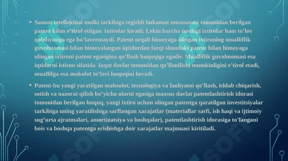 Nomoddiy aktivlarga safarbar etiladigan investitsiyalarni moliyalashtirish 7