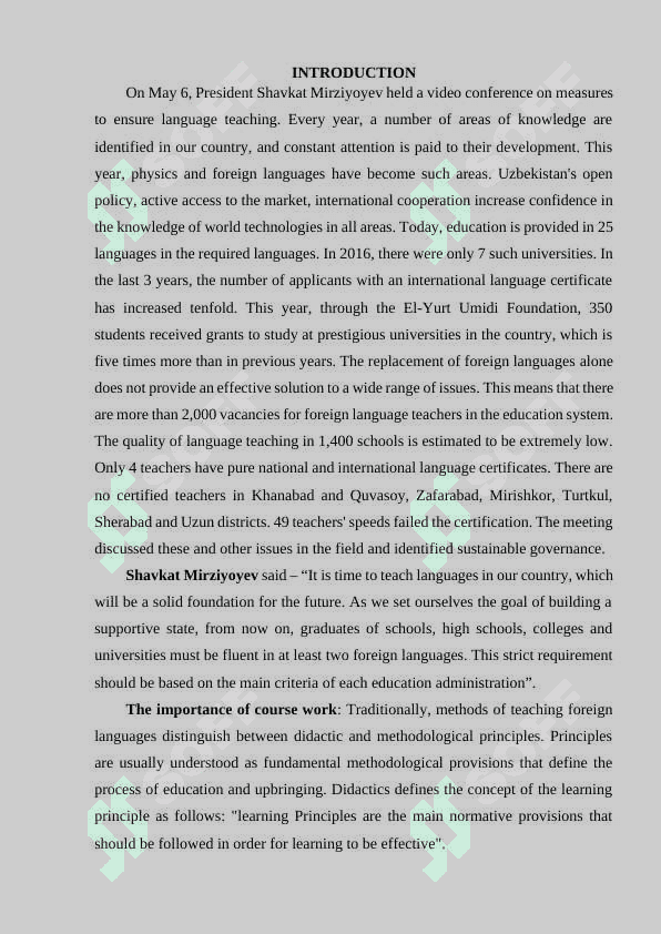 THЕMЕ: DETERMINATION OF THE SYSTEM OF TEACHING FOREIGN LANGUAGES 3