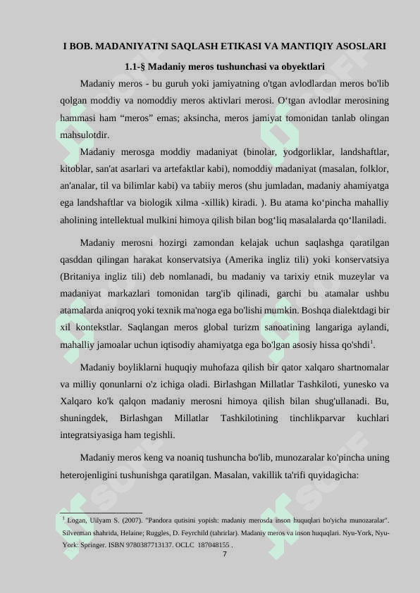 Madaniy meros obyektlari va ularni kartaga olish 7