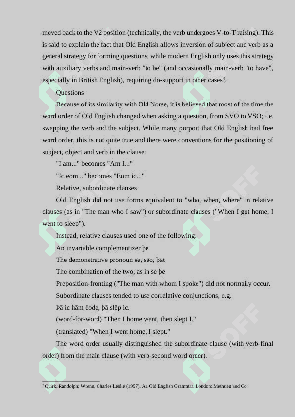 Old English grammar 8