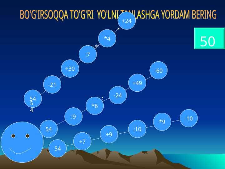Quvnoq matematika Matematika fanidan o‘tkaziladigan viktorina o‘yinlari
