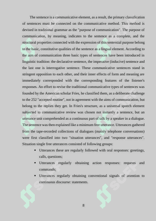 Sentence typology in cognitive grammar: clause types and a clause structure 8