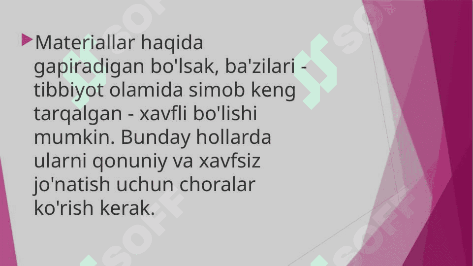 Tibbiy muassasalarda logistika Tibbiy muassasalarda logistika 8