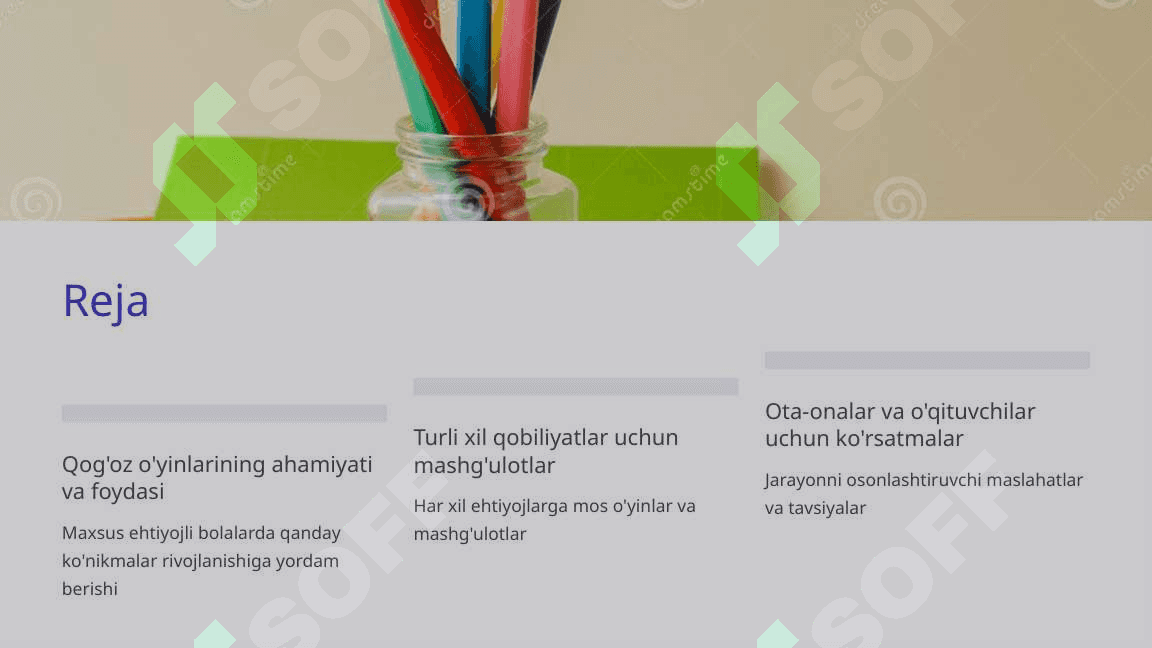 Maxsus ehtiyojli bolalar uchun interfaol o'yinlar va mashgulotlar 2
