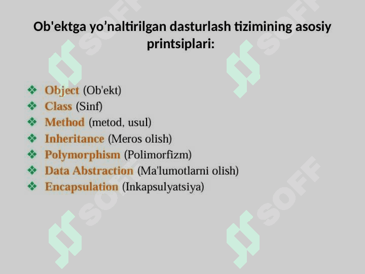 Pythonda Obyekt (OOP) 4
