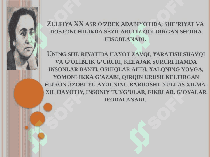 ZULFIYA HAYOTI VA IJODI. 4