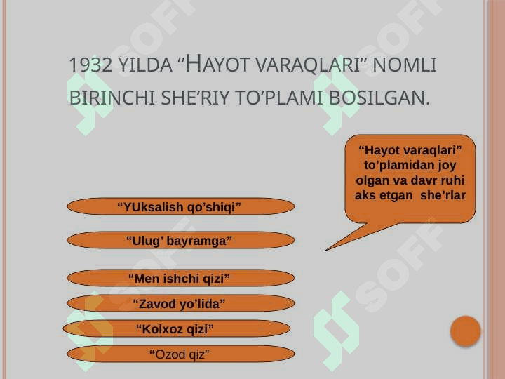 ZULFIYA HAYOTI VA IJODI. 6