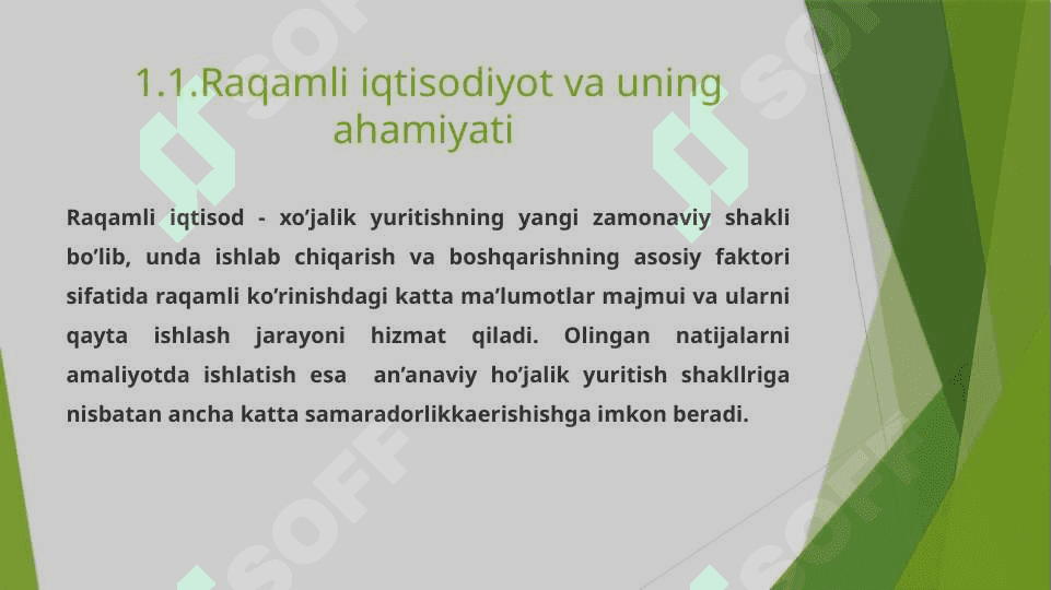 RAQAMLI IQTISODIYOT VA UNING ASOSIY TARKIBIY QISMLARI 3