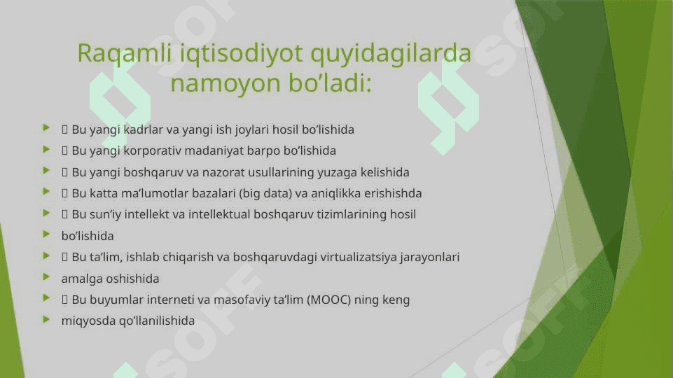 RAQAMLI IQTISODIYOT VA UNING ASOSIY TARKIBIY QISMLARI 4