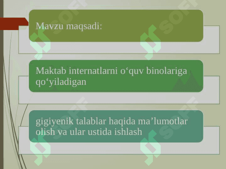 Maktab internatlarni oʻquv binolariga qoʻyiladigan gigiyenik talablar 3